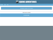 Tablet Screenshot of equineadventures.obsres.com